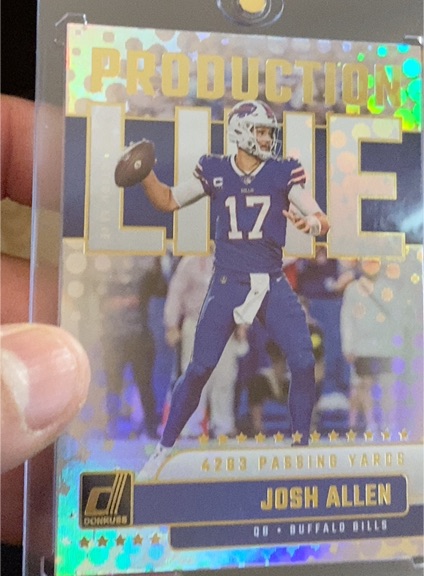 2023 Donruss Production Line #PDL-5 Josh Allen — front