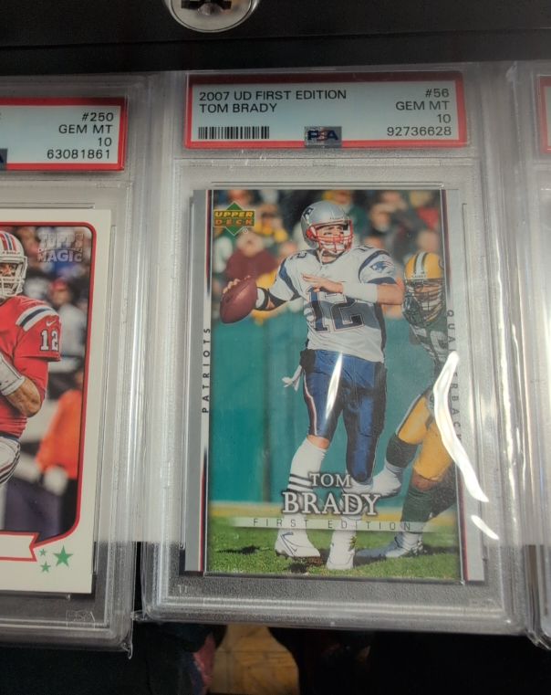 2007 Upper Deck First Edition #56 Tom Brady — front