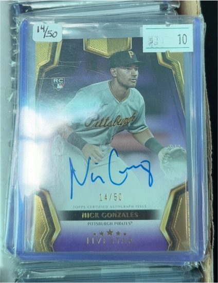 2024 Topps Five Star #FSA-NG Nick Gonzales — front