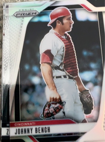 2025 Panini Prizm #Z Johnny Bench — front