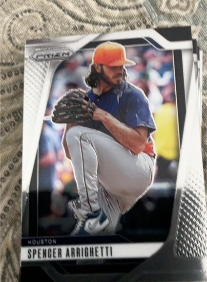 2025 Panini Prizm #20 Spencer Arrighetti — front