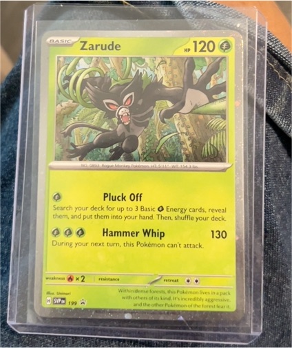 2023 Pokémon Scarlet & Violet Black Star Promo #199 Zarude — front