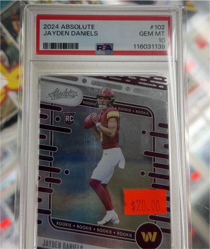 2024 Panini Absolute #102 Jayden Daniels — front