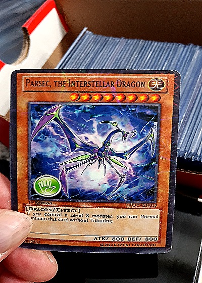 Yu-Gi-Oh! Lord of the Tachyon Galaxy LTGY-EN015 Parsec, the Interstellar Dragon — front
