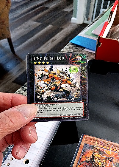1996 Konami Yu-Gi-Oh! King Feral Imp — front