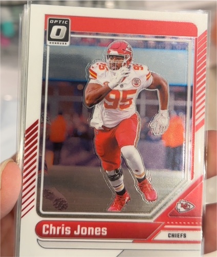 2024 Panini Donruss Optic #99 Chris Jones — front
