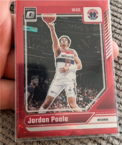 2024-25 Panini Donruss Optic #192 Jordan Poole — front