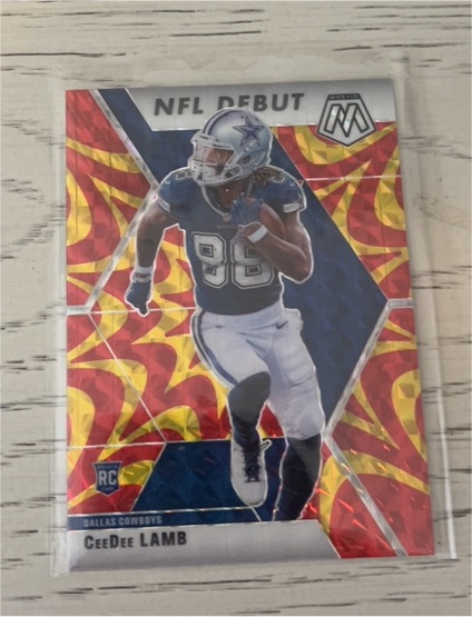 2020 Panini Mosaic NFL Debut #268 CeeDee Lamb — front