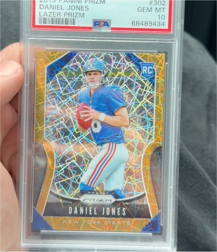 2019 Panini Prizm #302 Daniel Jones — front