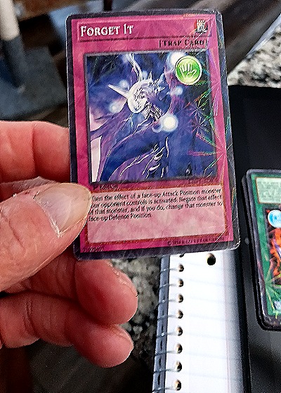 1996 Konami Yu-Gi-Oh! Forget It Trap Card — front