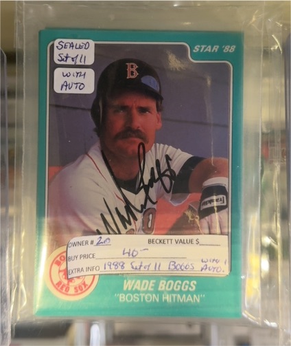 1988 Star #1 Wade Boggs — front
