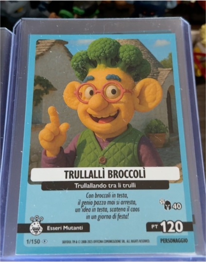 2025 Skifidol Italian Brainrot Cosmic Hallucination #1 Trullalli Broccoli — front