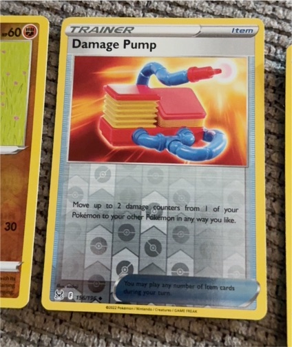 2022 Pokémon Lost Origin #156 Damage Pump — front