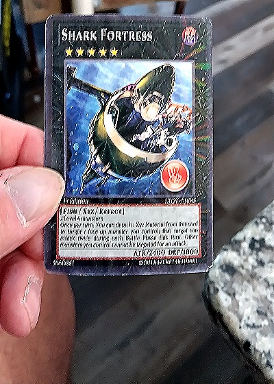 2004 Yu-Gi-Oh! DBGV-EN038 Shark Fortress — front