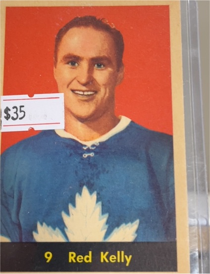 1960-61 Parkhurst #9 Red Kelly — front