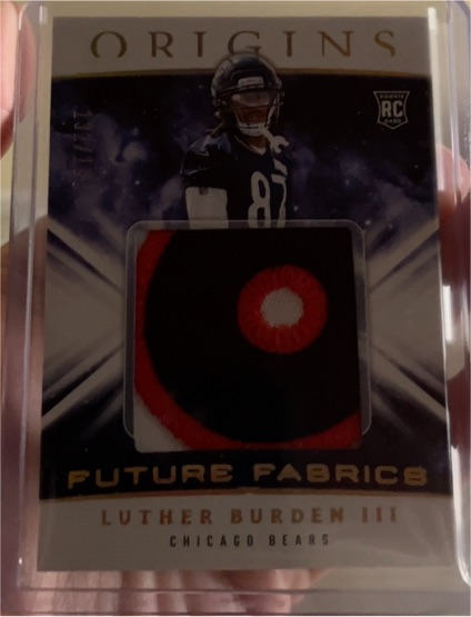 2025 Panini Origins Future Fabrics #Luther Burden III — front