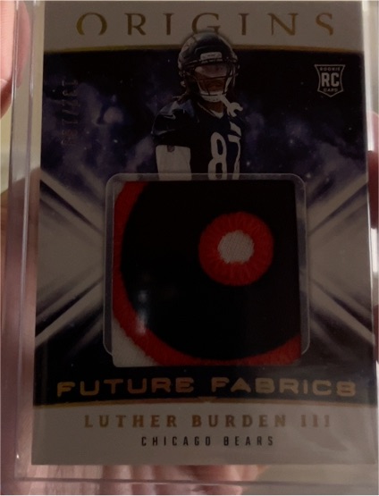 2025 Panini Origins Future Fabrics #Luther Burden III — front