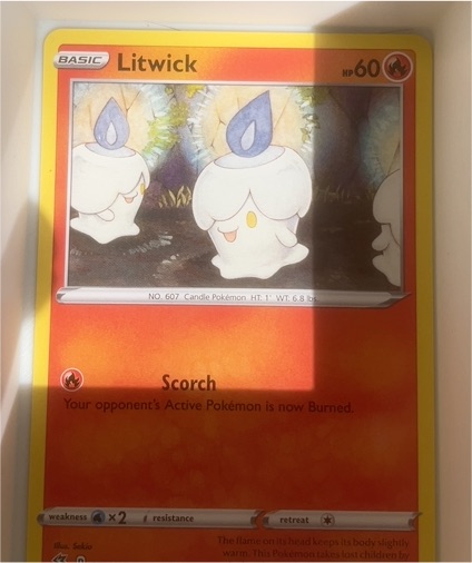 2020 Pokémon Sword & Shield Rebel Clash #31 Litwick — front