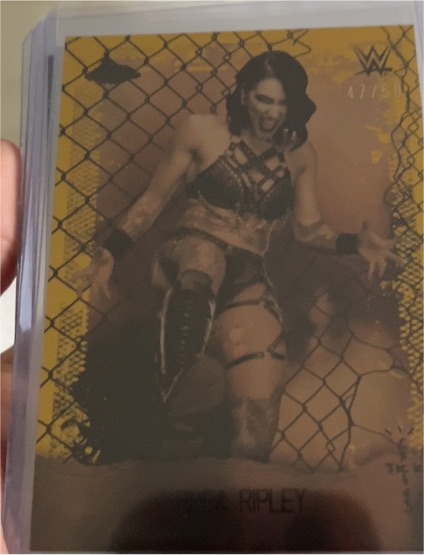 2025 Topps Chrome WWE Cactus Jack #AOK-54 Rhea Ripley Astro Knights — front