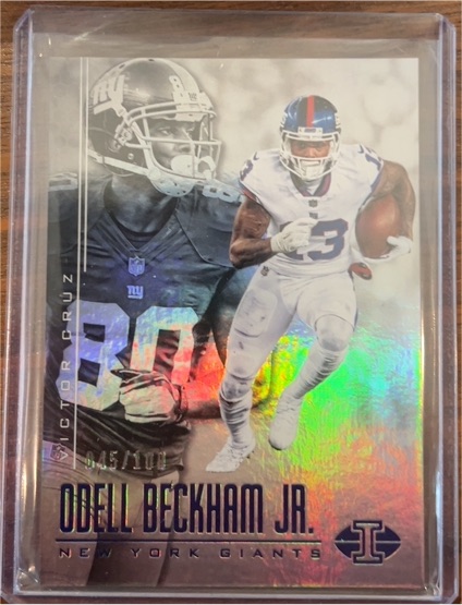 2017 Panini Illusions #1 Odell Beckham Jr. — front