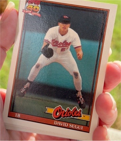 1991 Topps #724 David Segui — front