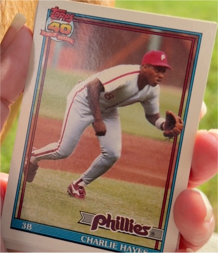 1991 Topps #312 Charlie Hayes — front