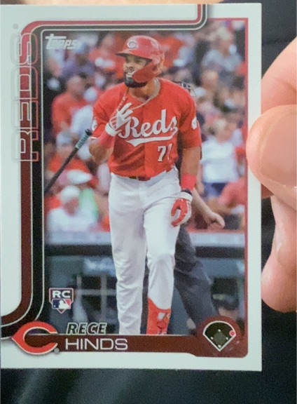 2025 Topps Series 1 #217 Rece Hinds — front