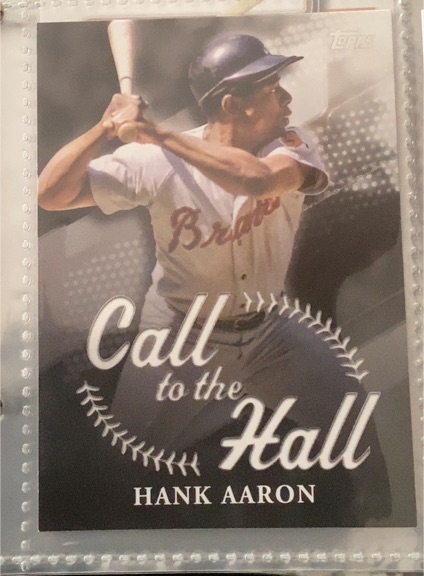 2025 Topps Series 1 Call to the Hall #CTH-4 Hank Aaron — front