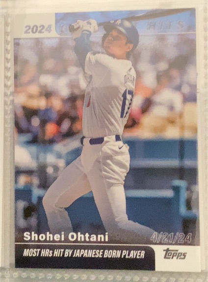 2025 Topps #GH-8 Shohei Ohtani 2024's Greatest Hits — front