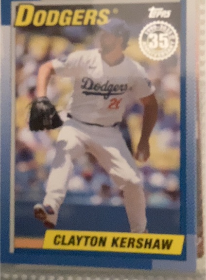2025 Topps Series 1 #T90-61 Clayton Kershaw — front