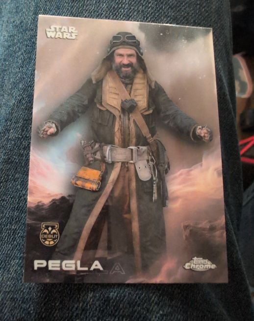 2025 Topps Chrome Star Wars #142 Pegla — front