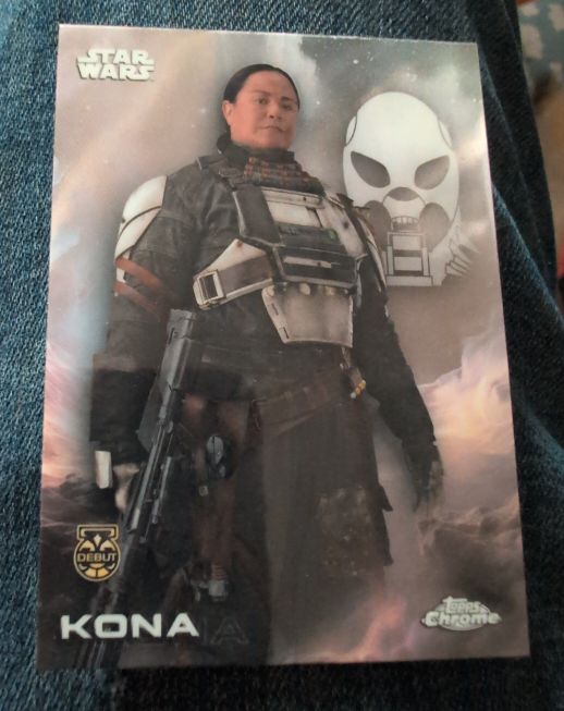 2025 Topps Chrome Star Wars #129 Kona Debut — front