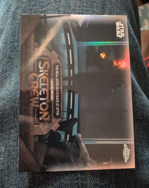 2025 Topps Chrome Star Wars #SC-25 Skeleton Crew The Real Good Guys Save At Attin — front