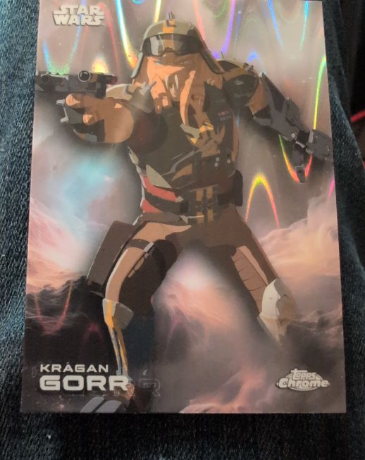 2025 Topps Chrome Star Wars #130 Kragan Gorr — front