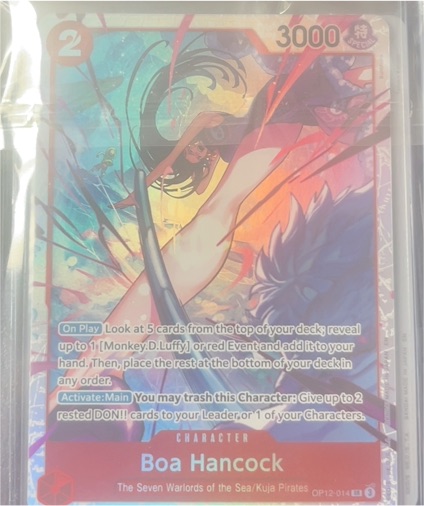 2025 One Piece Legacy of the Master OP12-014 Boa Hancock — front