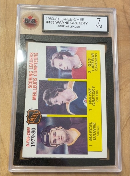 1980-81 O-Pee-Chee #163 Wayne Gretzky Scoring Leader — front