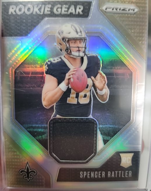 2024 Panini Prizm #RG-SRR Spencer Rattler Rookie Gear — front