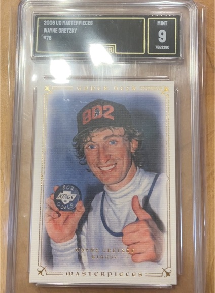 2008 Upper Deck Masterpieces #78 Wayne Gretzky — front