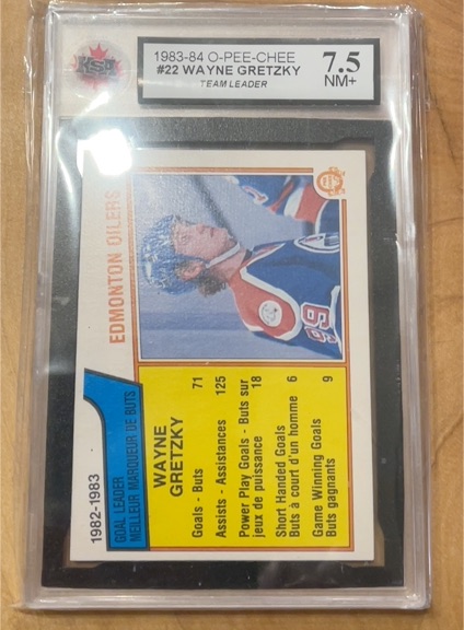 1983-84 O-Pee-Chee #22 Wayne Gretzky Team Leader — front