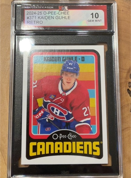 2024-25 O-Pee-Chee #371 Kaiden Guhle Retro — front