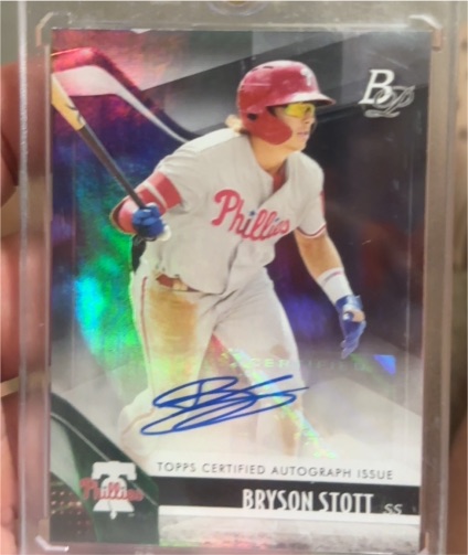 2021 Bowman Platinum #TOP-16 Bryson Stott — front