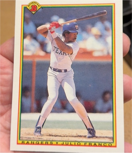 1990 Bowman #497 Julio Franco — front