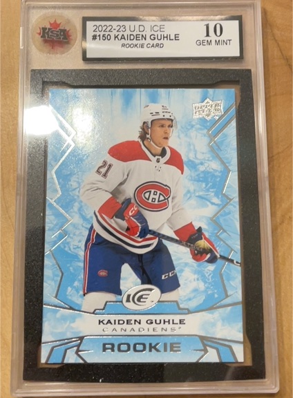 2022-23 Upper Deck Ice #150 Kaiden Guhle Rookie Card — front
