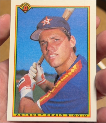 1990 Bowman #78 Craig Biggio — front