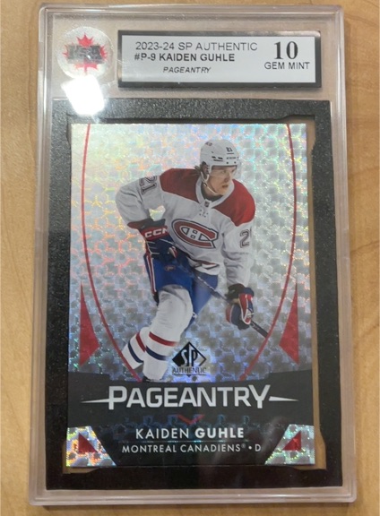 2023-24 Upper Deck SP Authentic #P-9 Kaiden Guhle — front