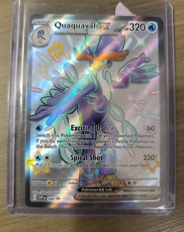 2022 Pokémon Scarlet & Violet Promo #084 Quaquaval ex — front