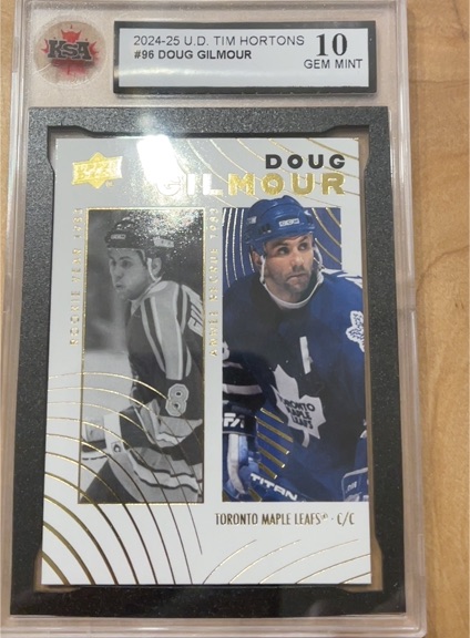 2024-25 U.D. Tim Hortons #96 Doug Gilmour — front