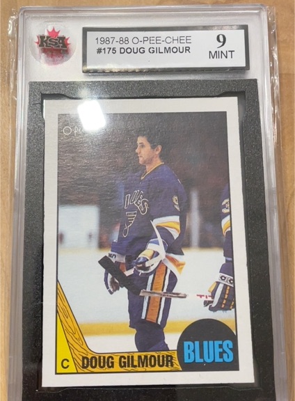 1987-88 O-Pee-Chee #175 Doug Gilmour — front