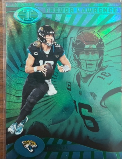 2024 Panini Illusions #40 Trevor Lawrence Emerald Trophy Collection — front