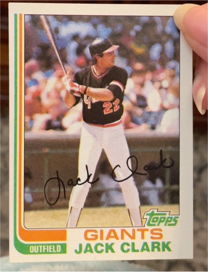 1982 Topps #460 Jack Clark — front